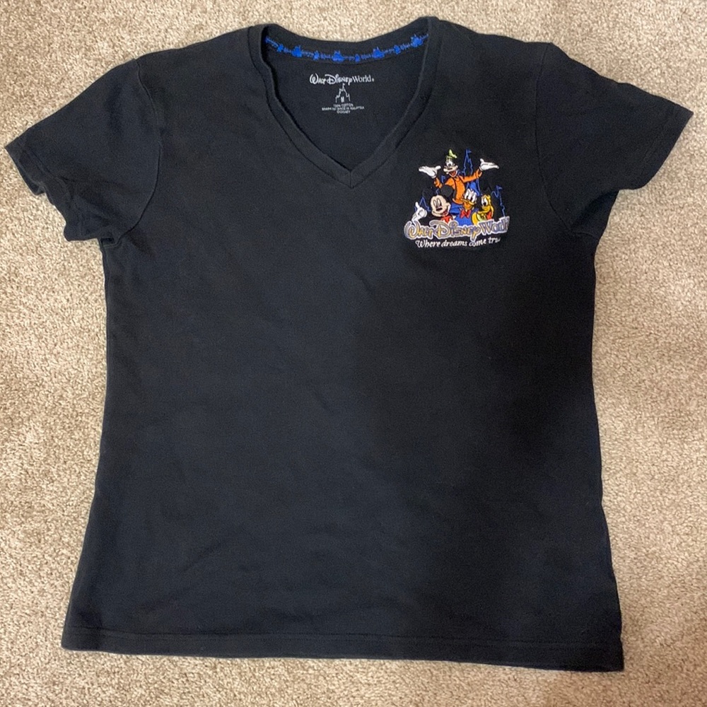 Embroidered Disney Parks V Neck